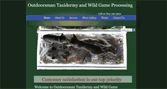 Desktop Screenshot of outdoorsmantaxidermy.com
